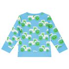 Younger Boys Blue Tractor Logo Sweatshirt, 1, hi-res