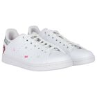 Girls White Stan Smith Hello Kitty Trainers, 1, hi-res