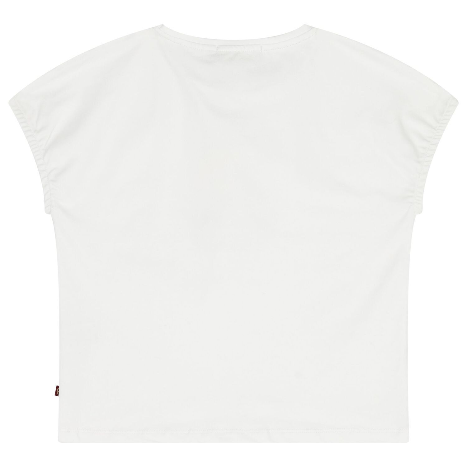 Girls White Flower Logo T-Shirt, 1, hi-res