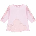 Younger Girls Pink Heart Leggings Set, 1, hi-res