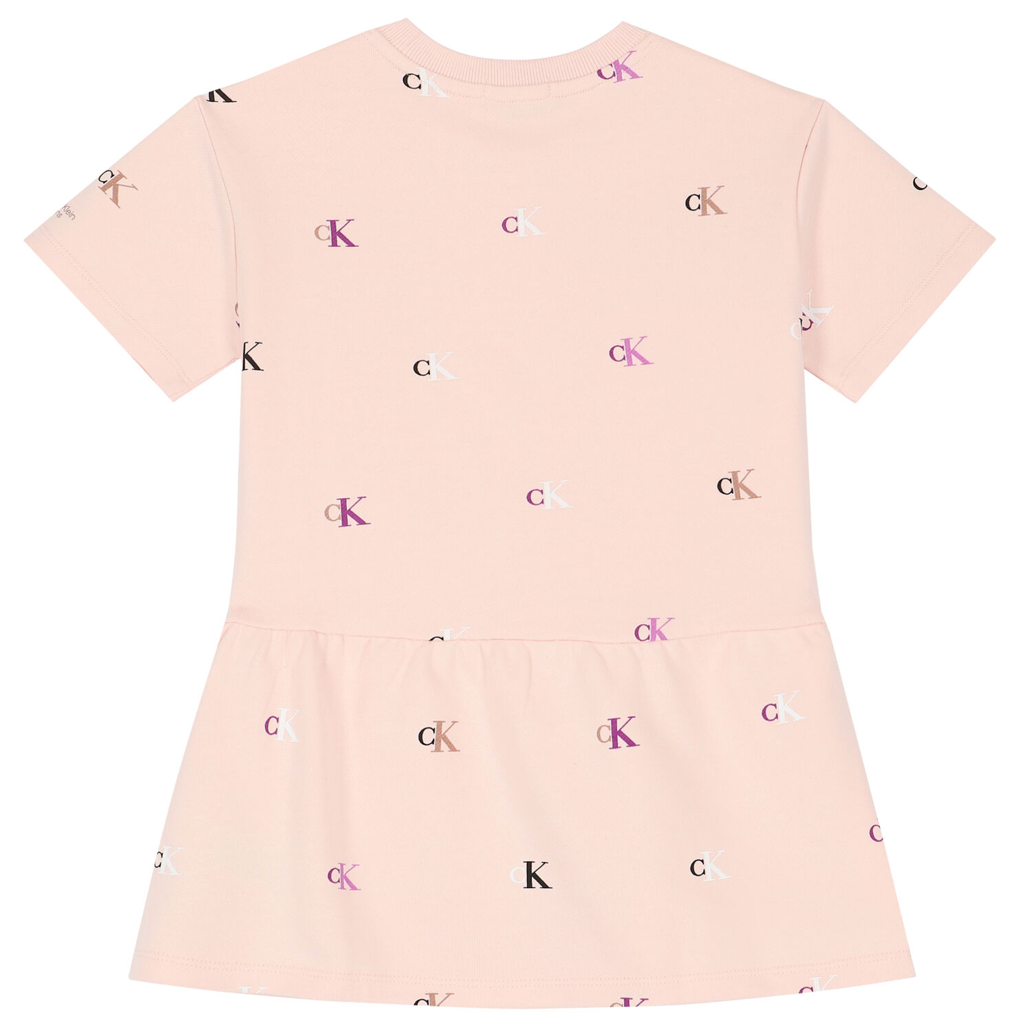 Girls Pink Logo Dress, 1, hi-res image number null