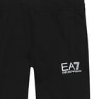 بنطلون رياضي بالشعار باللون الأسود للأولاد, 1, hi-res