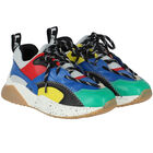 Boys Multi-Colored Logo Trainers, 1, hi-res