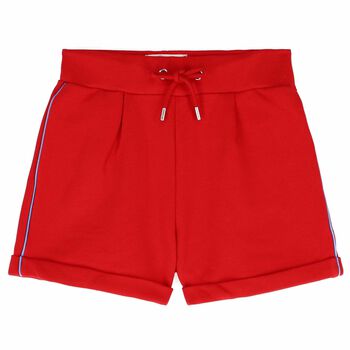 Girls Red Shorts