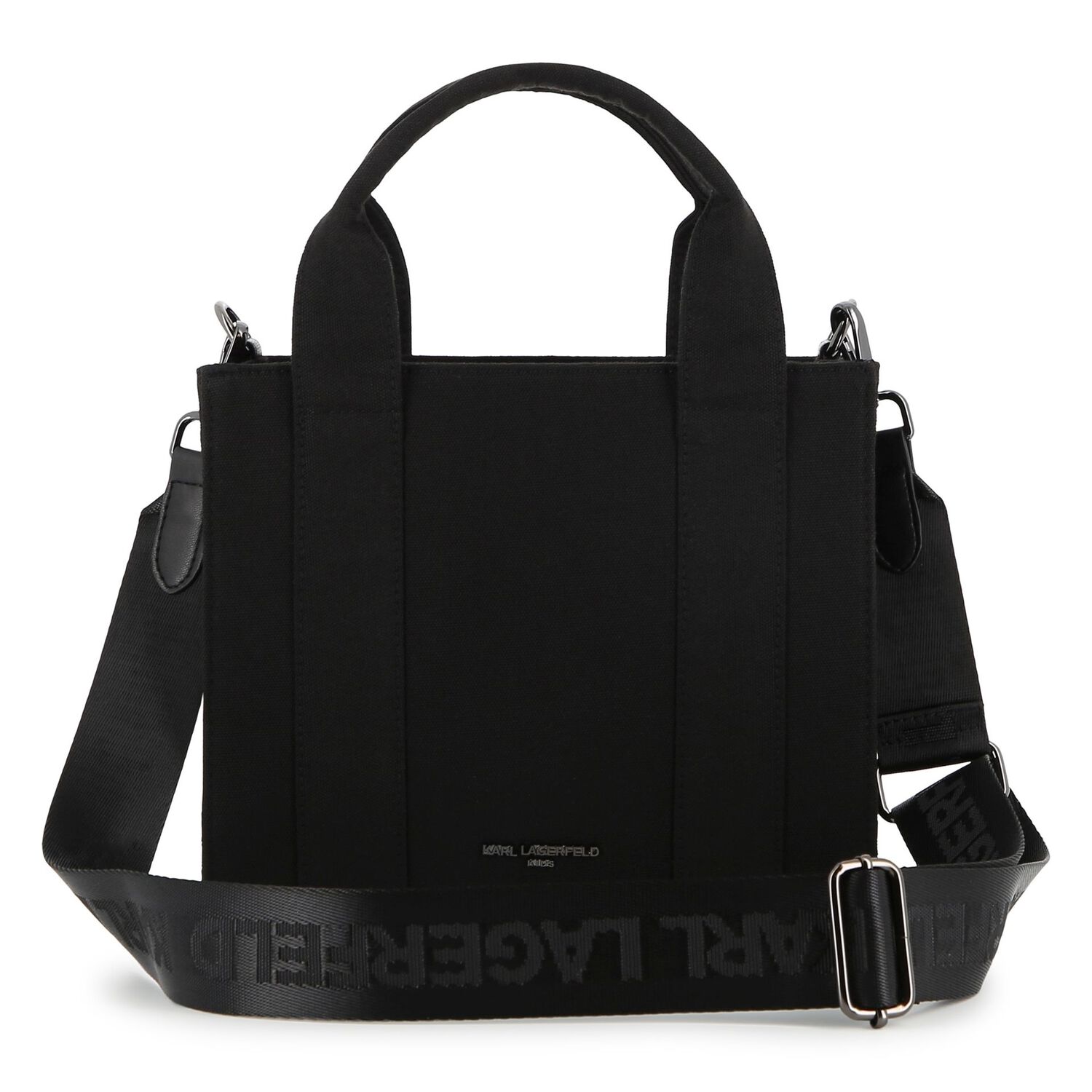 Girls Mini Me Black Choupette Handbag ( 18cm ), 1, hi-res