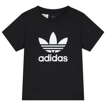 Black Trefoil Logo T-Shirt