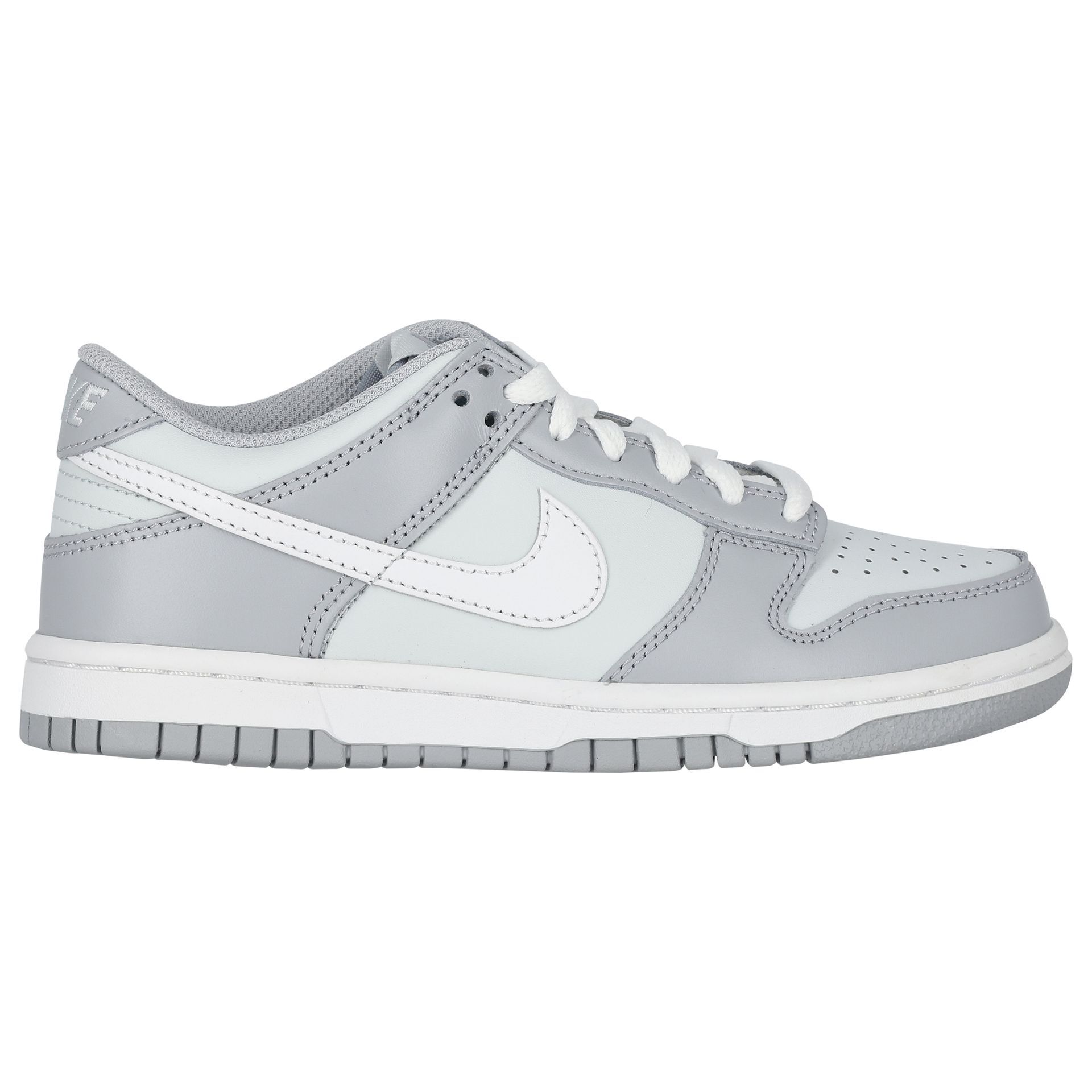 Nike Kids Grey & White Dunk Low Trainers | Junior Couture USA