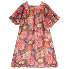  Girls Mini Me Pink Floral Dress, 1, hi-res