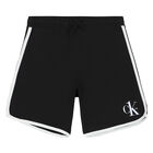 بيجاما بالشعار باللون الأبيض والأسود للأولاد, 1, hi-res