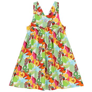Girls Multi-Coloured Fruit Dress