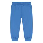 Younger Boys Blue Logo Joggers, 2, hi-res
