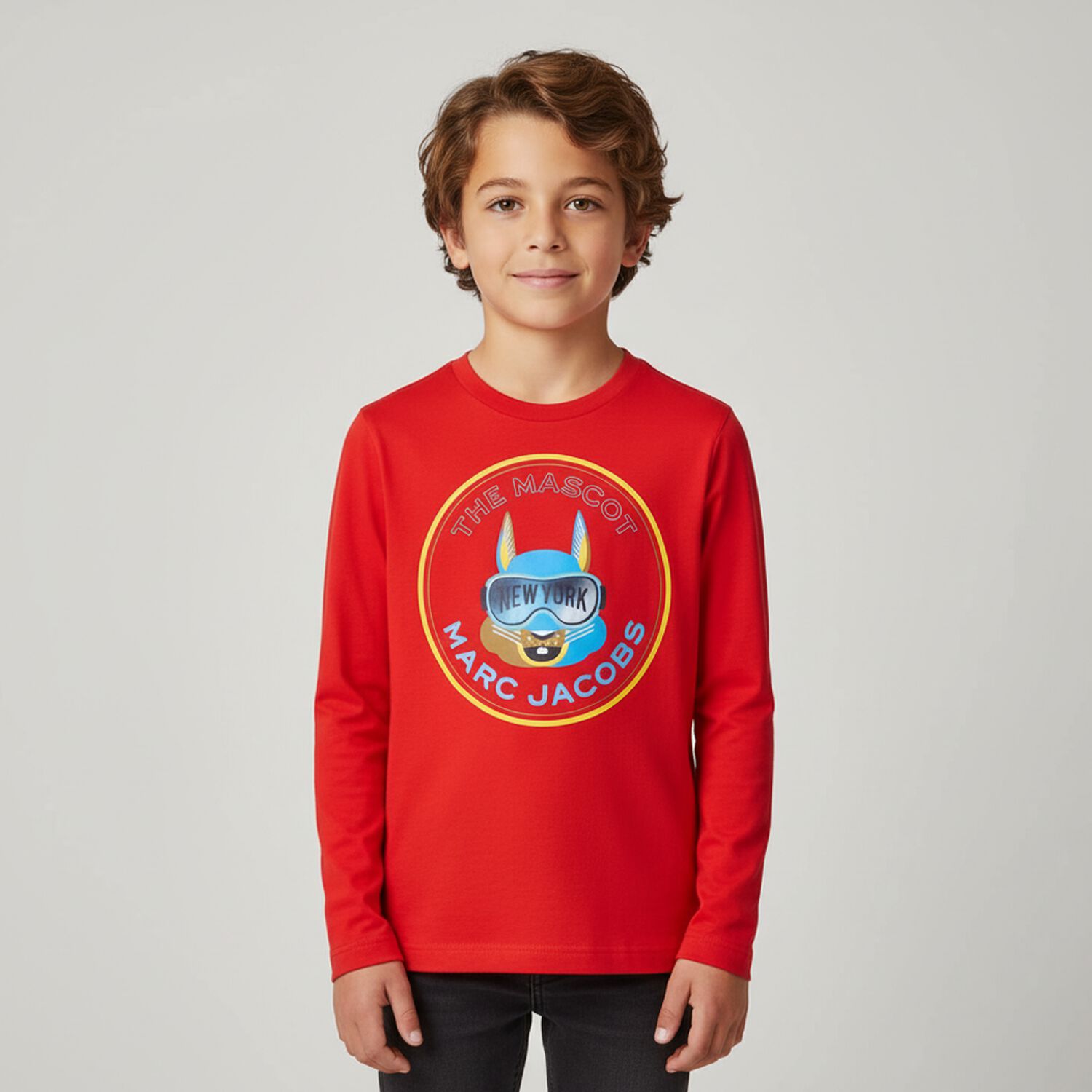 Boys Red Logo Top, 2, hi-res image number null