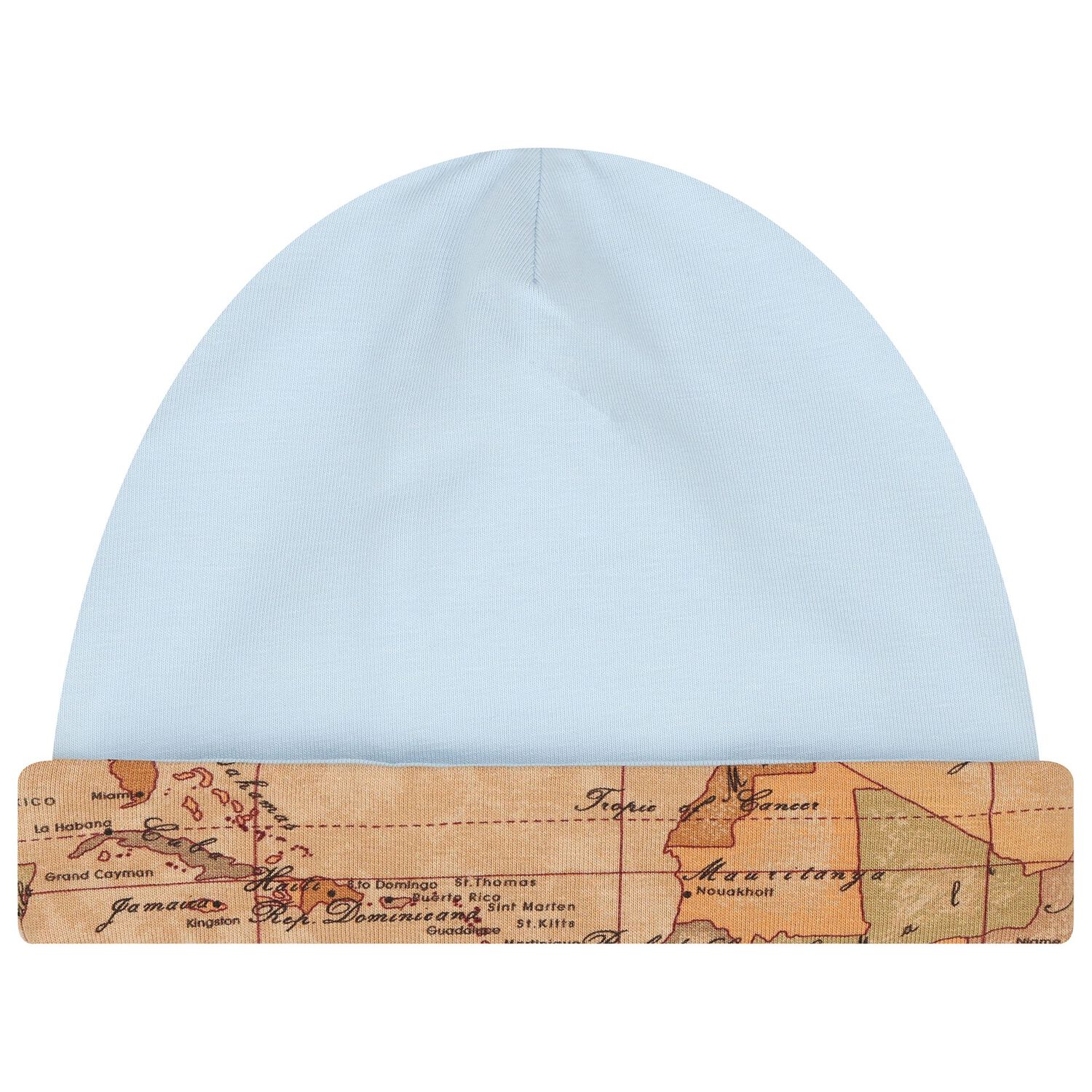 Baby Boys Blue & Beige Geo Map Babygrow Gift Set, 1, hi-res