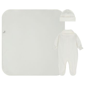 Baby Girls Ivory Babygrow Gift Set