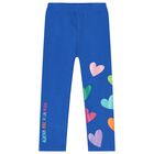 Girl Blue Heart Leggings Set, 1, hi-res