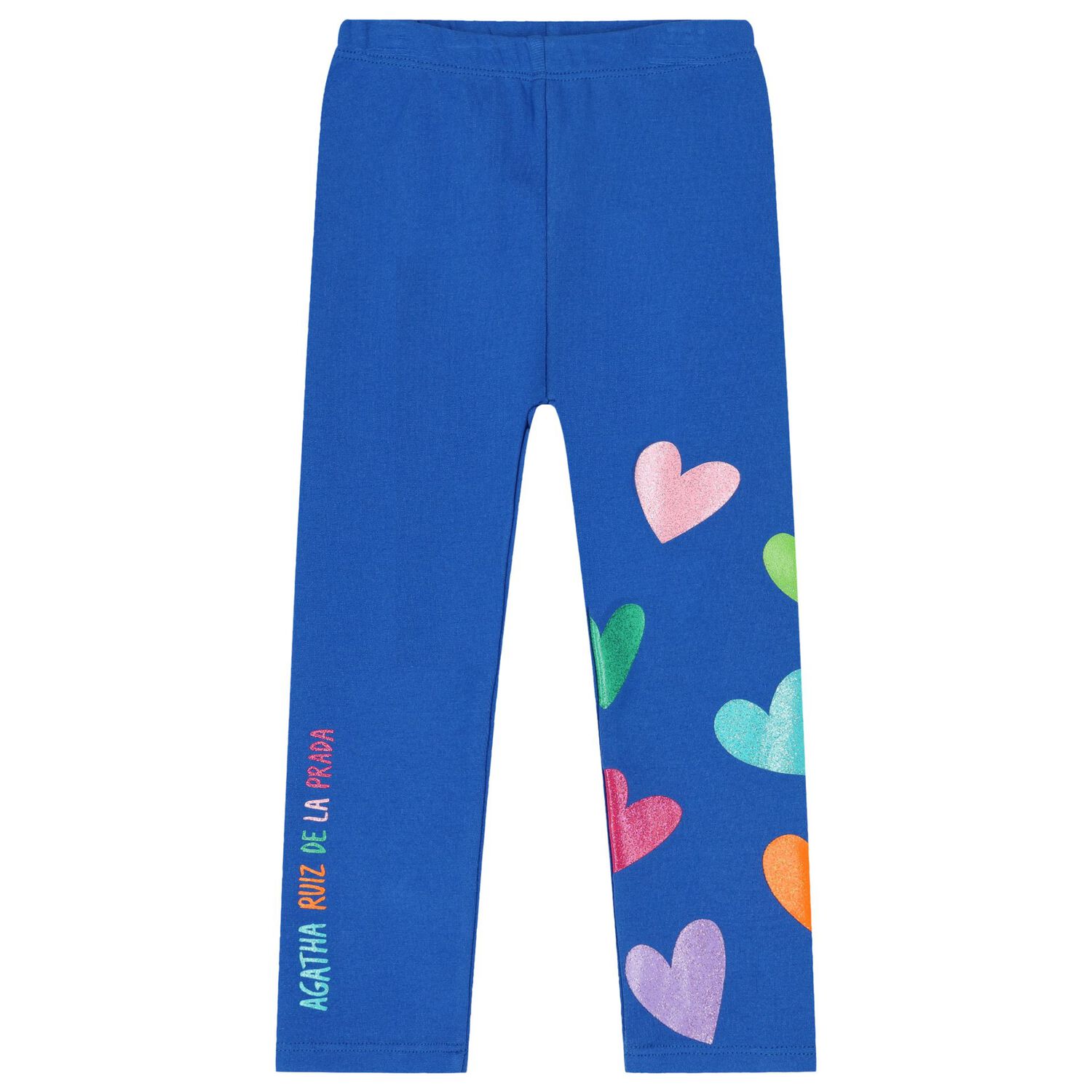 Girl Blue Heart Leggings Set, 1, hi-res image number null