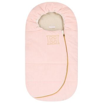Baby Girls Pink & Gold Logo Nest