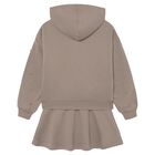 Girls Beige Embellished Skirt Set, 2, hi-res