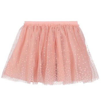 Girls Pink Tulle Skirt