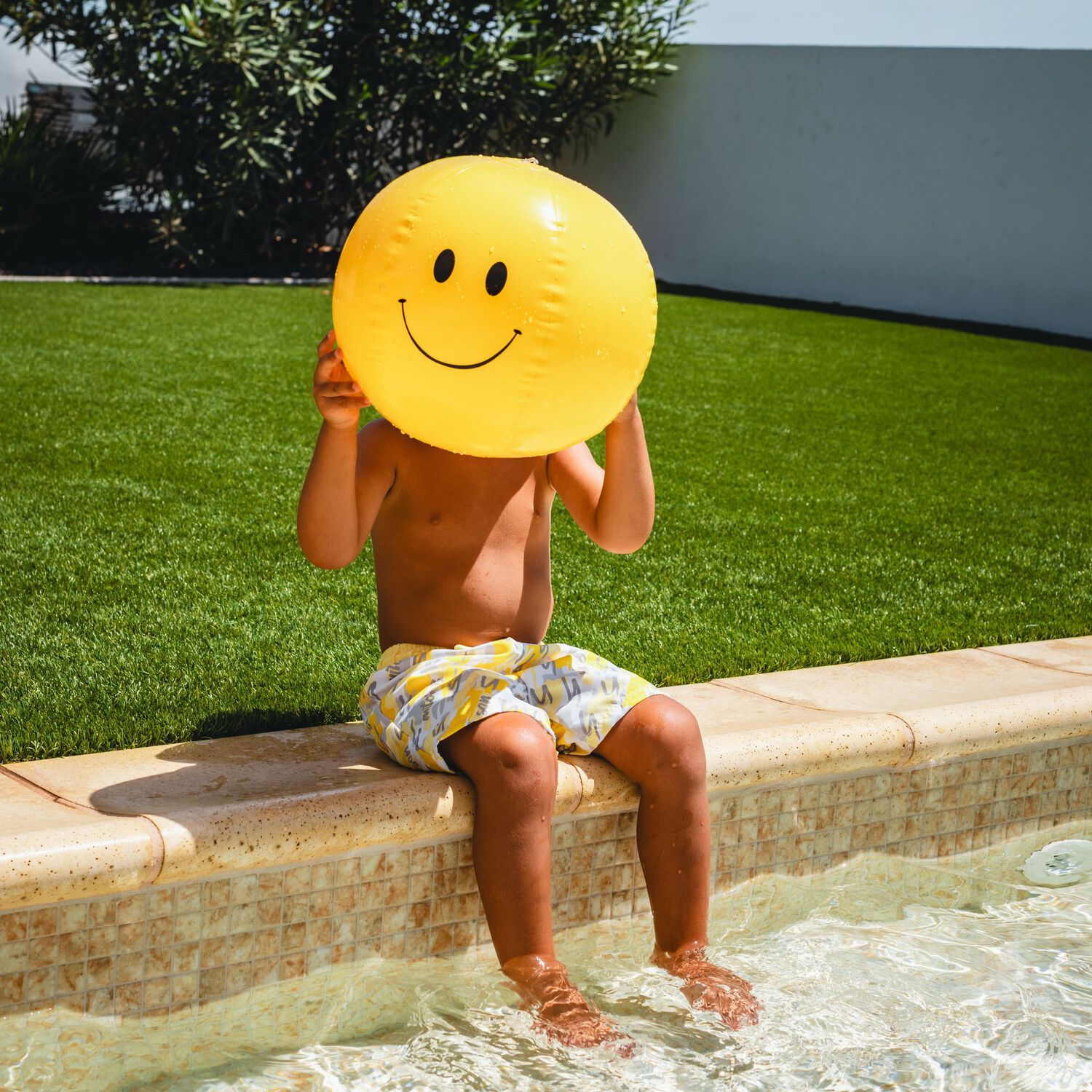 شورت سباحة باللون الأصفر والرمادي للأولاد, 1, hi-res image number null