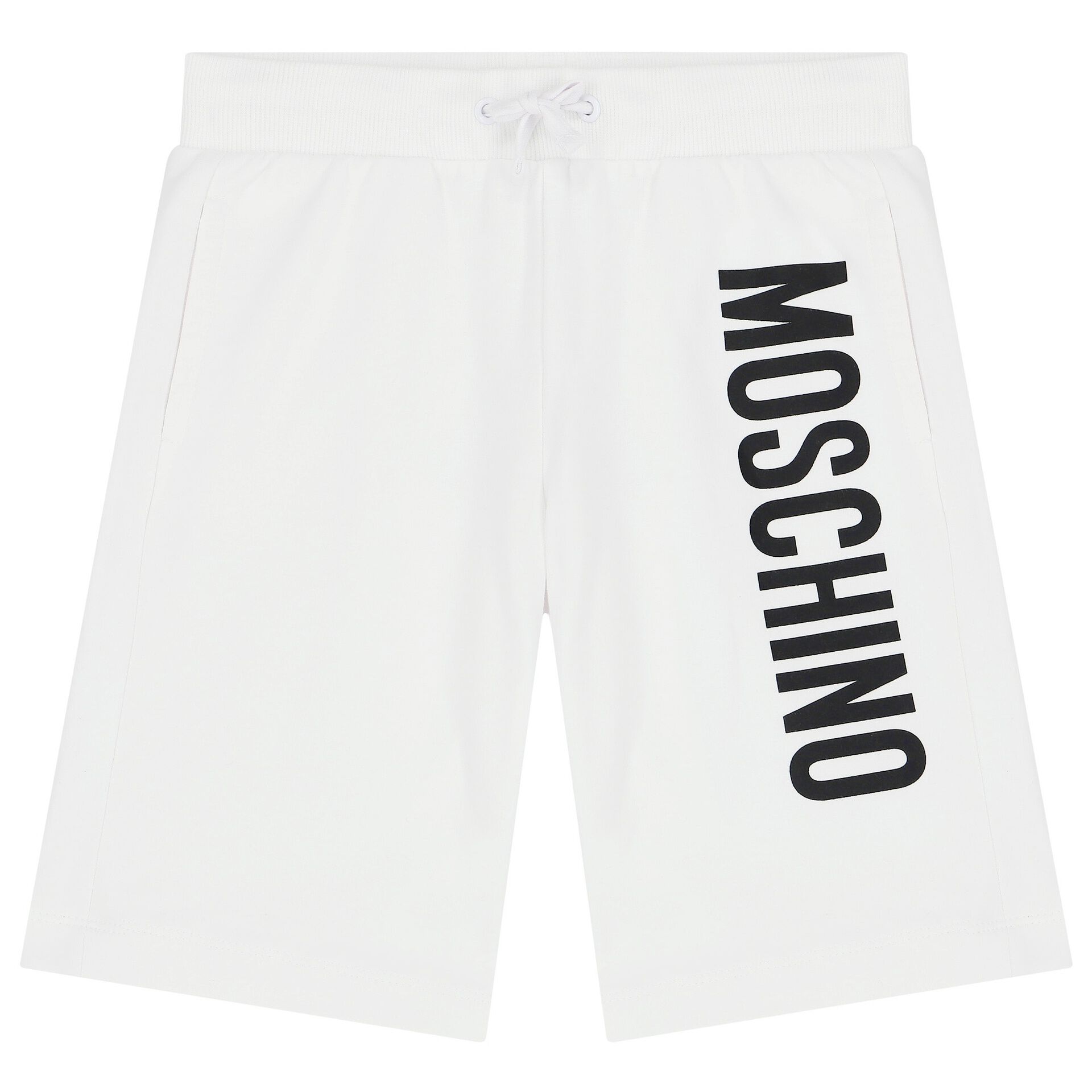 Moschino Boys White Logo Shorts Junior Couture Bahrain