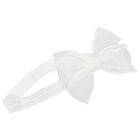 Girls Ivory Bow Headband set , 2, hi-res