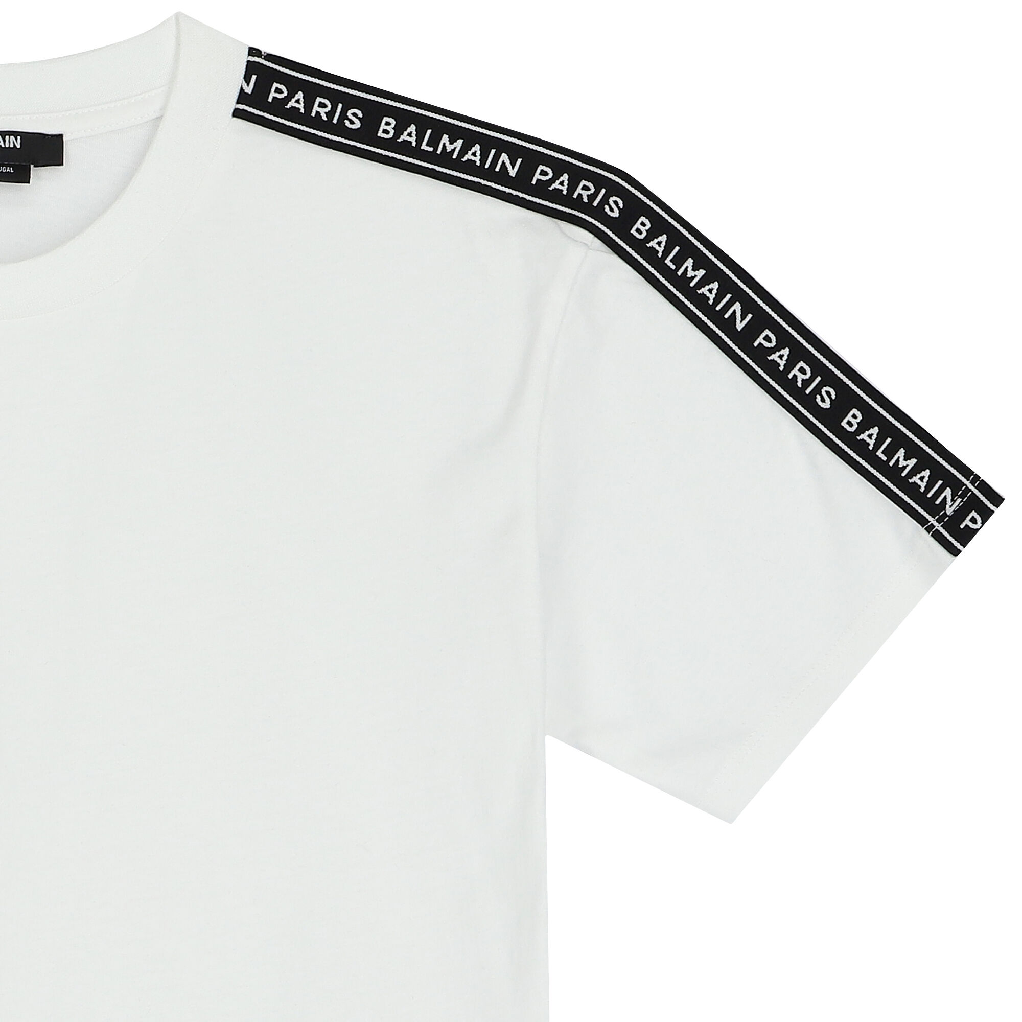 Balmain White Logo T-Shirt | Junior Couture USA Balmain White Logo T-Shirt | Junior Couture USA