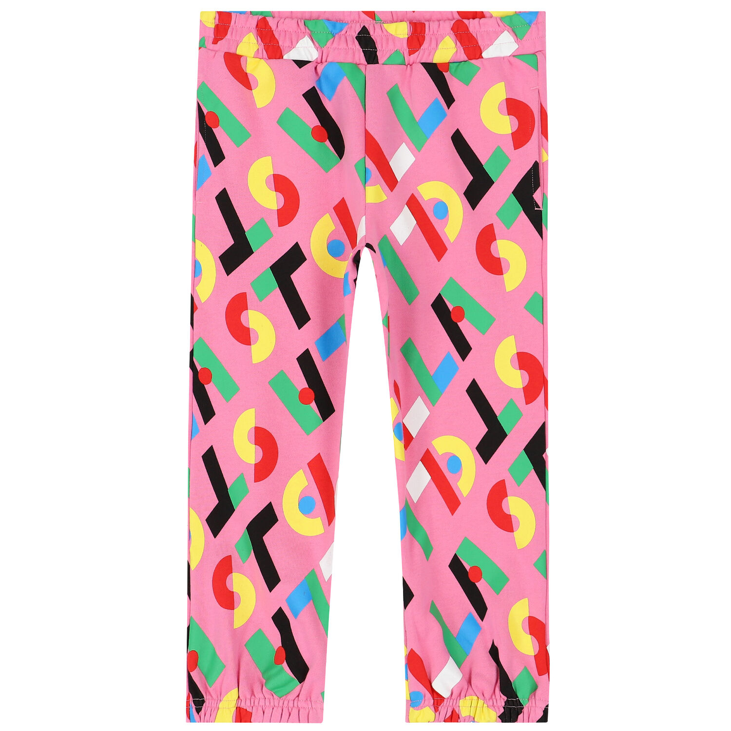 Girls Pink Logo Joggers, 1, hi-res image number null
