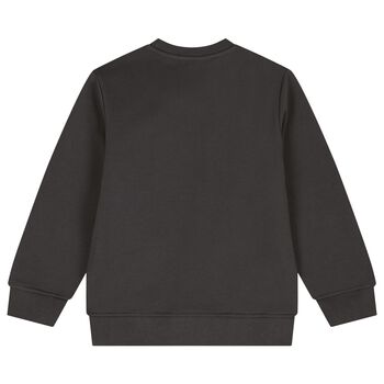 Boys Grey Planet Earth Sweatshirt