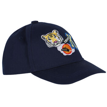 Navy Blue Tiger Cap