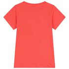 طقم شورت للبنات بتصميم هيلو كيتي باللون الأحمر, 1, hi-res