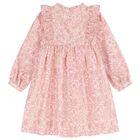 Girls Pink & Ivory Liberty Dress, 1, hi-res
