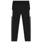 Boys Black & Grey Tracksuit (3 Piece), 2, hi-res