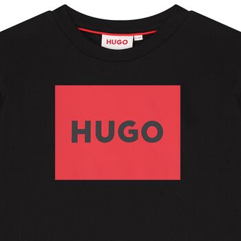 Boys Black Logo T-Shirt