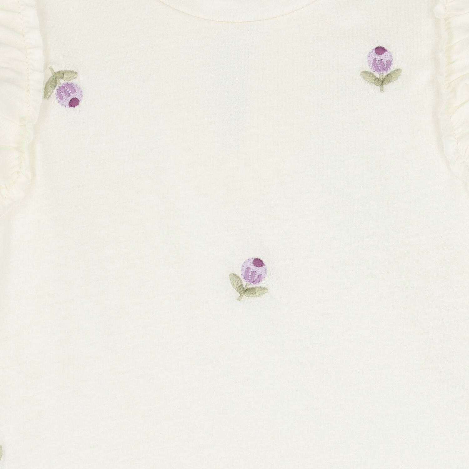 Younger Girls Ivory & Lilac Skirt Set, 2, hi-res