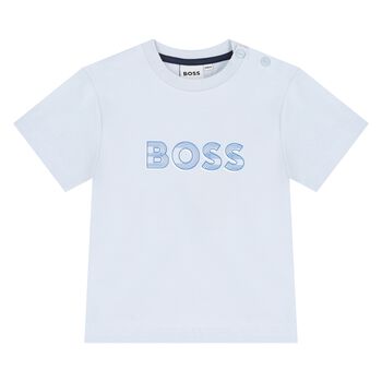 Baby Boys Blue Logo T-Shirt