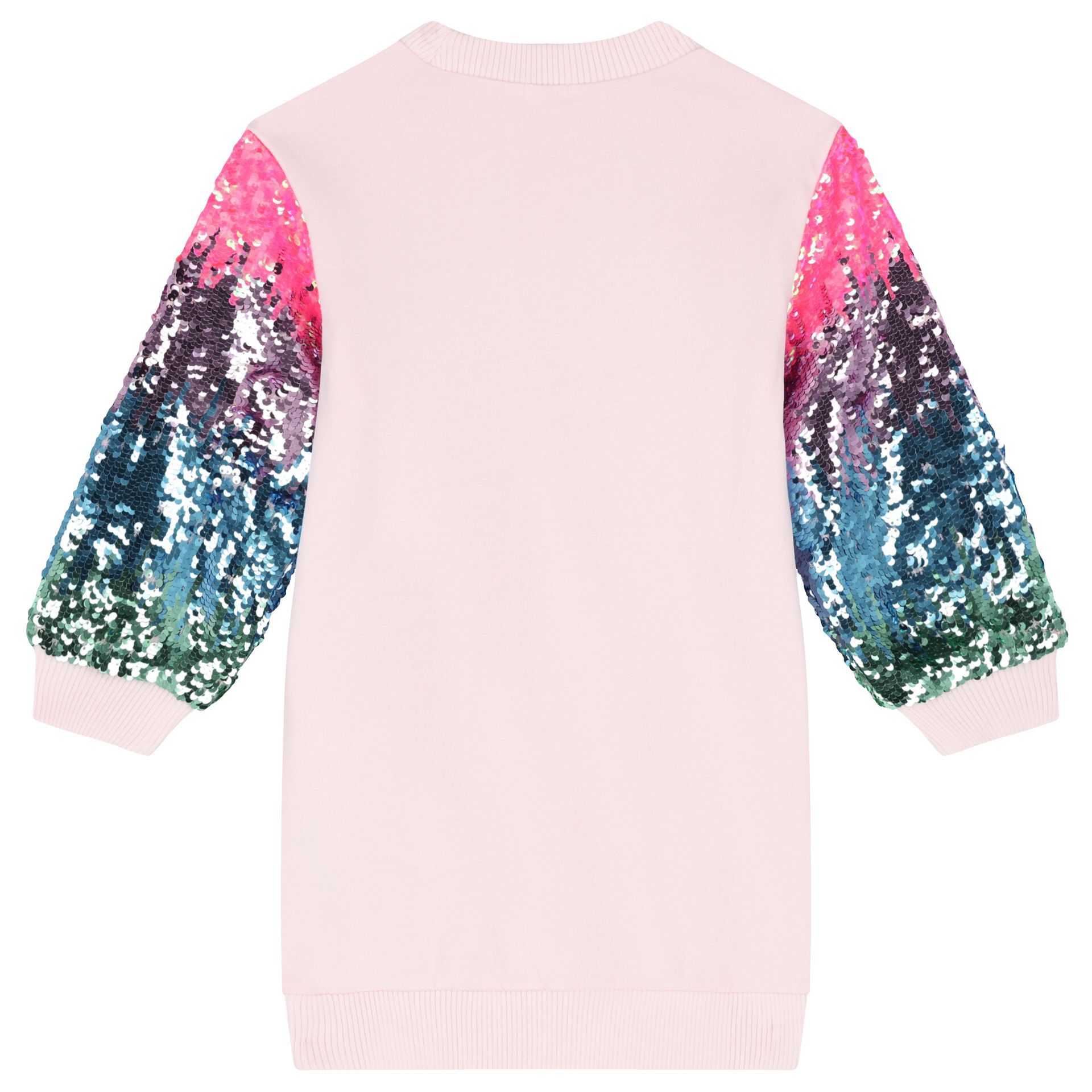 BILLIEBLUSH Girls Pink Sequin Sweatshirt Dress Junior Couture