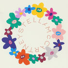 تيشيرت بنات بالزهور باللون العاجى, 1, hi-res