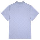Boys Blue Logo Polo Shirt, 1, hi-res