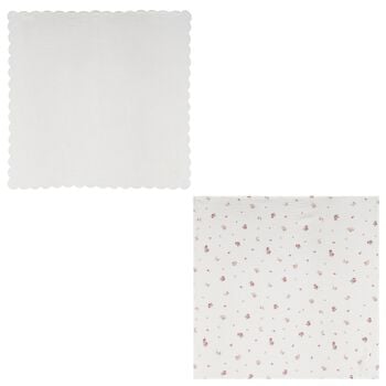 Baby Girls Ivory Floral Muslin Gift Set