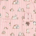 Baby Girls Pink Bunny Babygrow Set, 3, hi-res