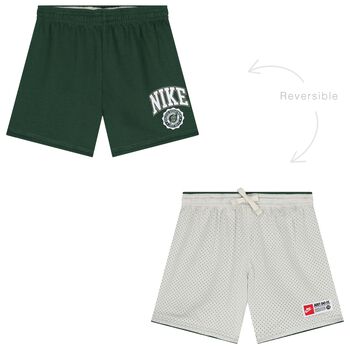 Boys Green Reversible Shorts