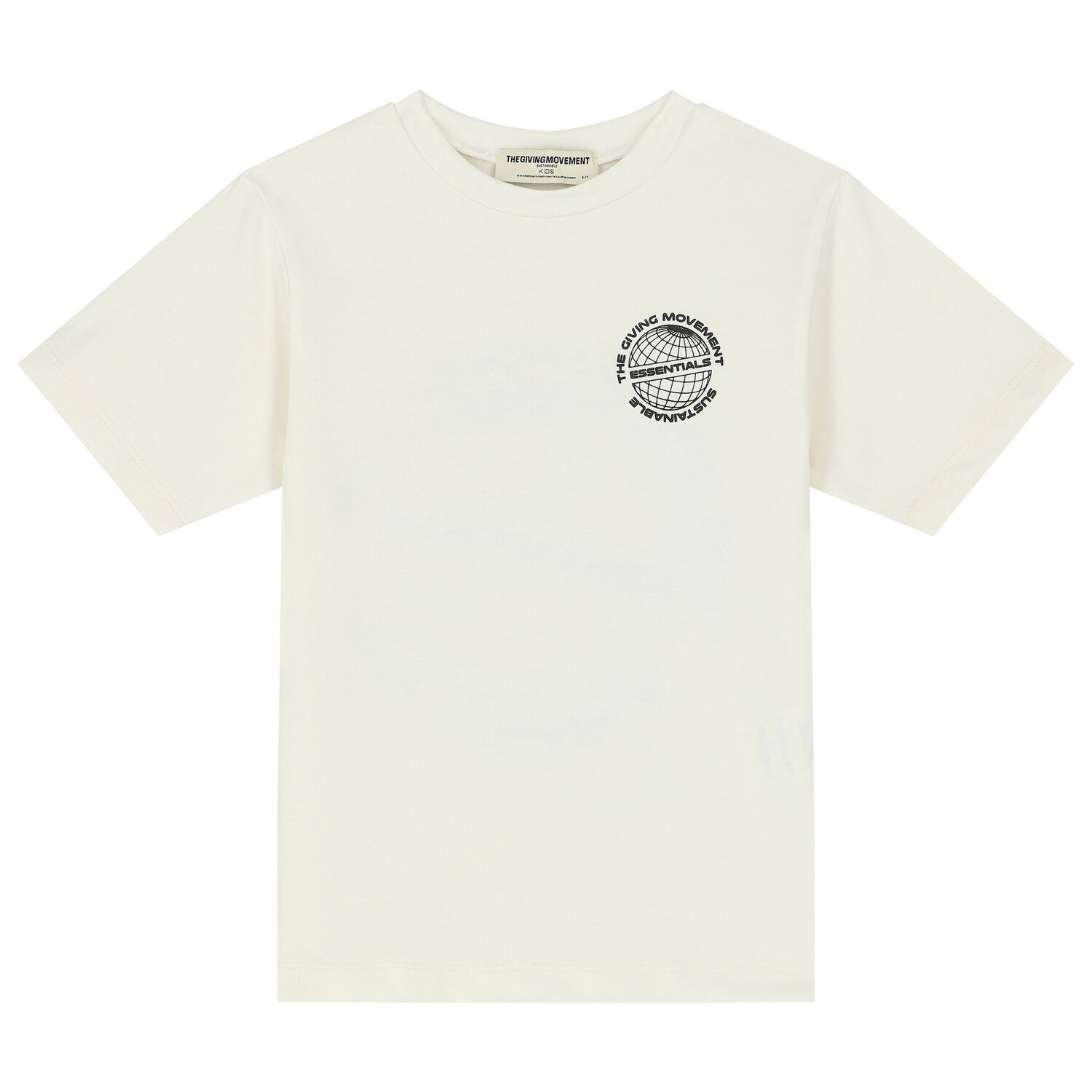 The Giving Movement Ivory Logo T-Shirt | Junior Couture
