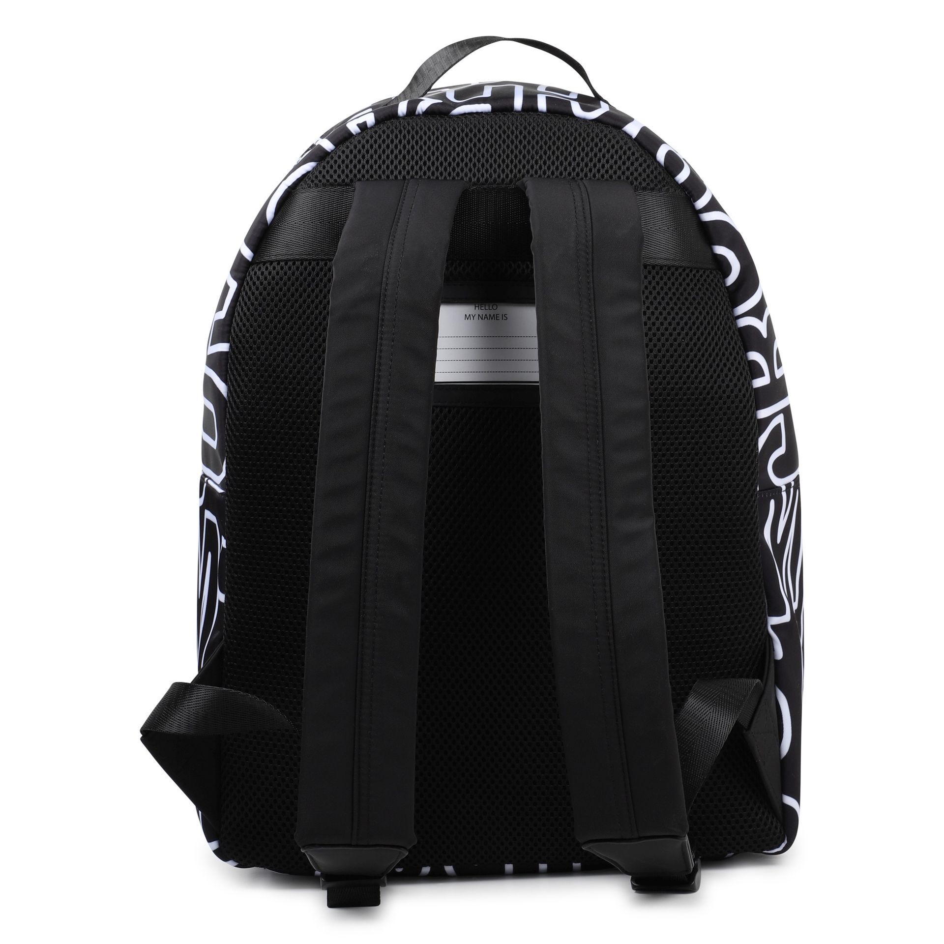 【新品・国内即発】MARC JACOBS KIDS W60417 M41 バックパック MARC JACOBS Black Logo Backpack | Junior Couture