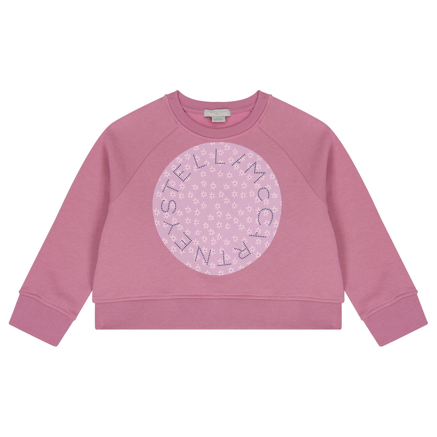 Girls Pink Logo Sweatshirt, 1, hi-res