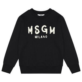 Black & Ivory Logo Sweatshirt