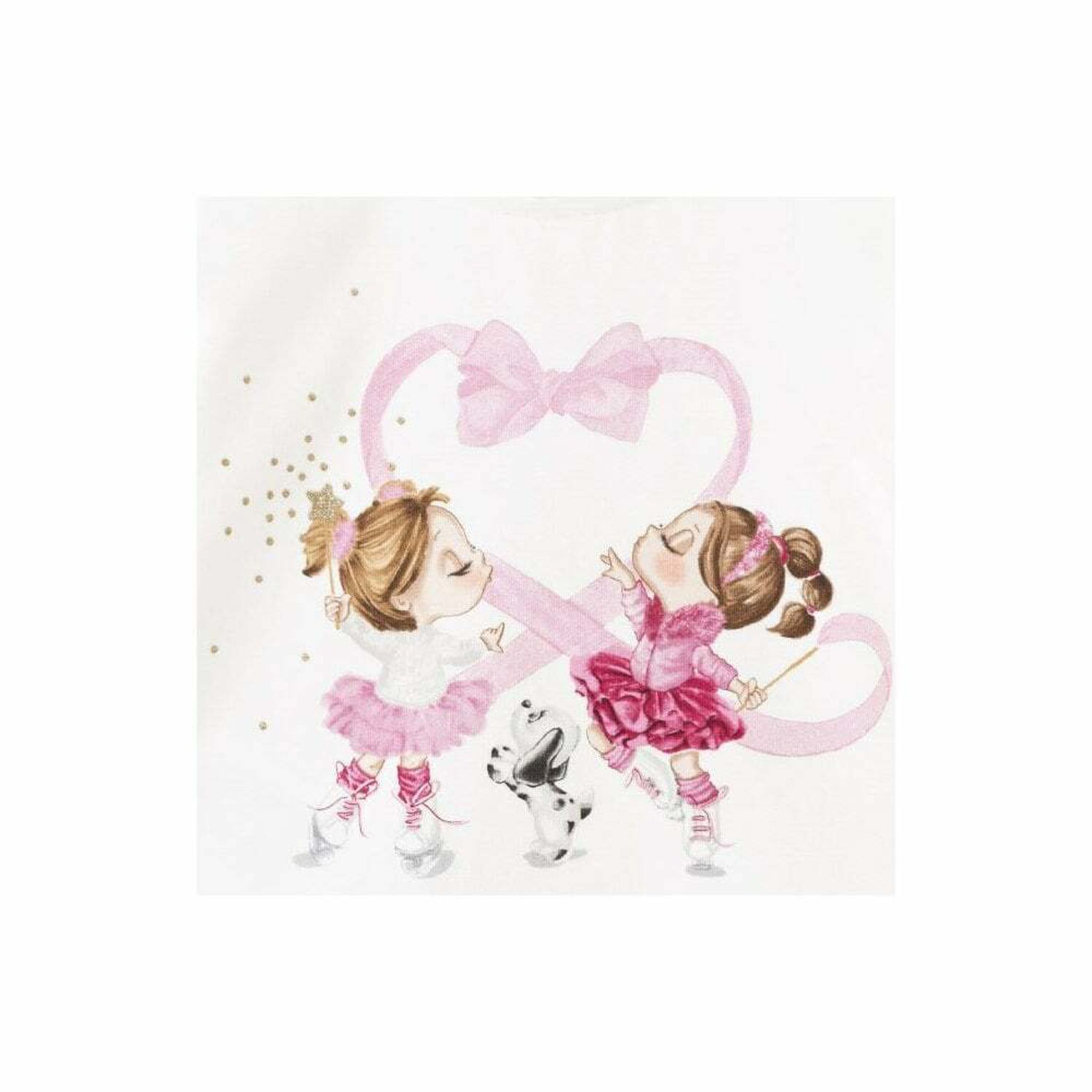 Younger Girls Ivory Ballerina Top, 1, hi-res image number null
