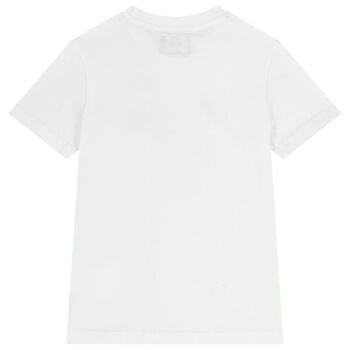 Boys White Logo T-Shirt
