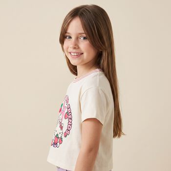 Girls Ivory Hello Kitty T-Shirt 