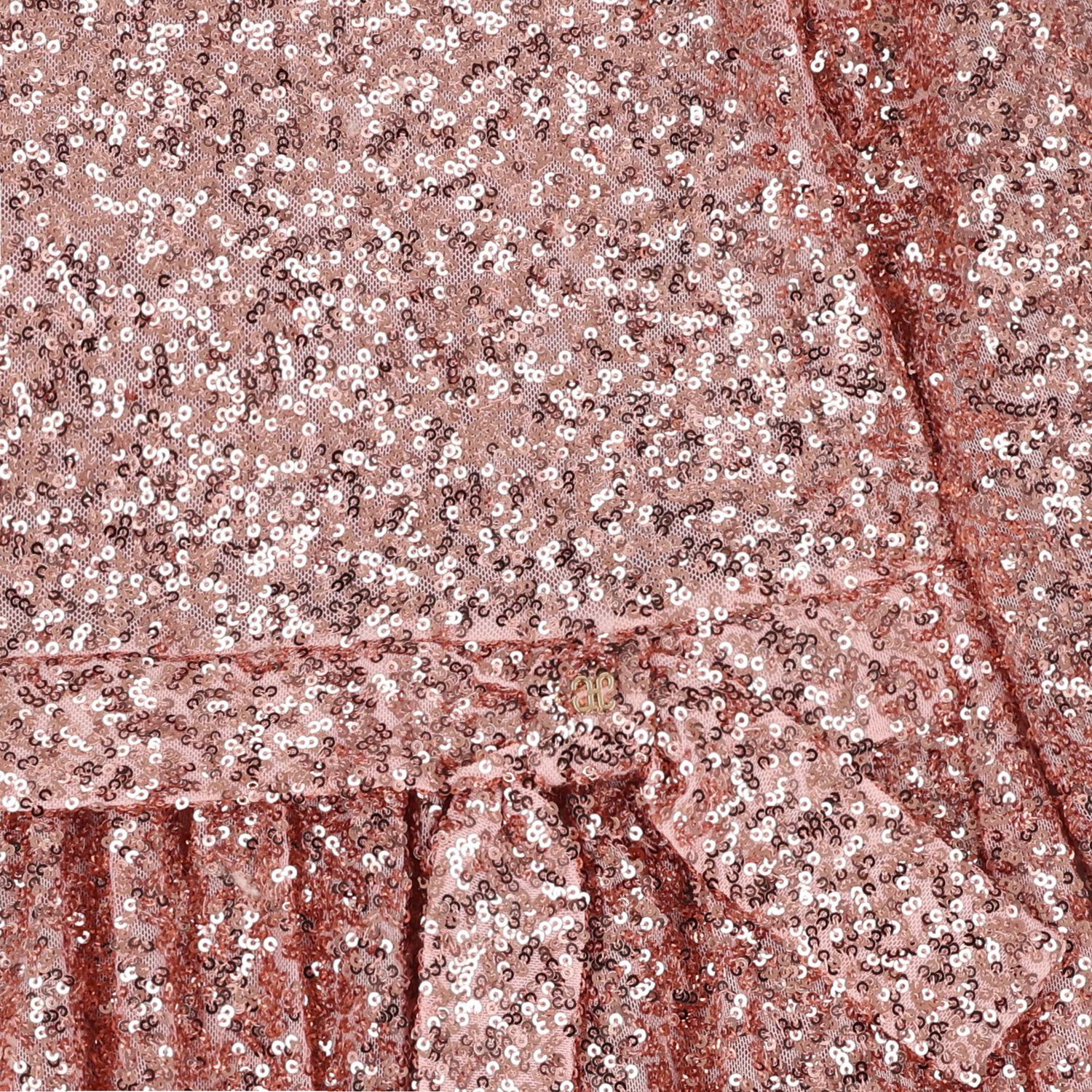 فستان بنات مطرز باللون الوردي, 1, hi-res